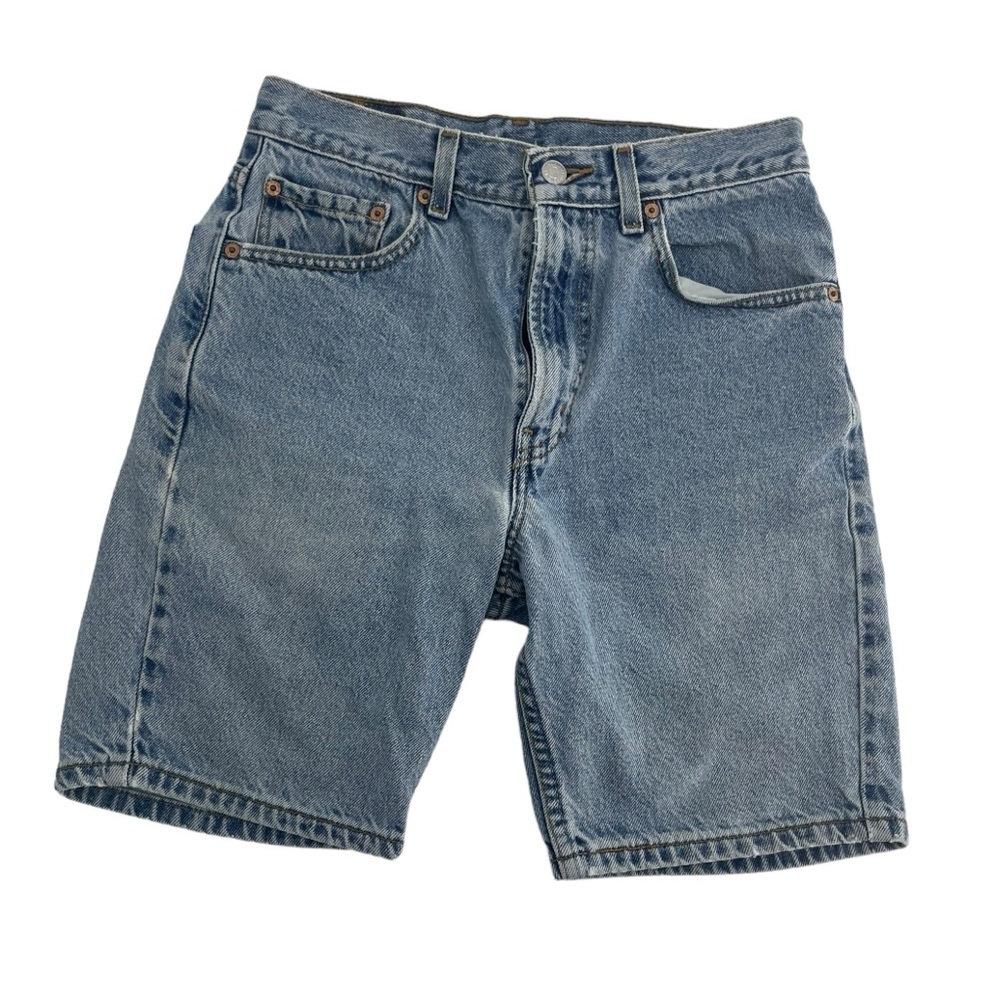 Vintage Y2K Levi’s 505 Jean Shorts Mens 30 Blue Light Wash Regular Fit Jorts